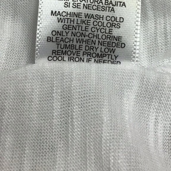 DAISY FUENTES  women's sleeveless V neck top Lg  white - Picture 4 of 5